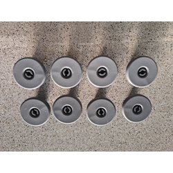 RUEDA CESTO INFERIOR LAVAVAJILLAS ELECTROLUX, AEG, 8 UNIDADES, DIAMETRO 40MM, GRIS, 50269970005 - Imagen 2