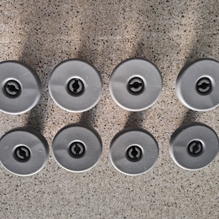 RUEDA CESTO INFERIOR LAVAVAJILLAS ELECTROLUX, AEG, 8 UNIDADES, DIAMETRO 40MM, GRIS, 50269970005 - Imagen 2