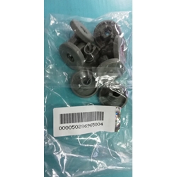 RUEDA CESTO LAVAVAJILLAS ZANUSSI, CESTA INFERIOR, ZDF302, KIT DE 8 UNIDADES, RECAMBIO ORIGINAL,   50286965004 - Imagen 1