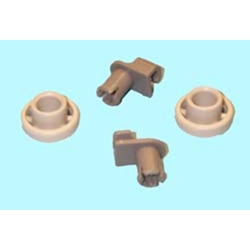 RUEDA CESTO SUPERIOR LAVAVAJILLAS BOSCH, BALAY, SIEMENS, KIT 2 RUEDA+ 2 SOPORTE, RECAMBIO ALTERNATIVO, 00066321 - Imagen 1