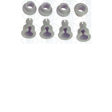 RUEDA CESTO SUPERIOR LAVAVAJILLAS BOSCH  (KIT DE 4 RUEDAS Y 4 EJES) 3261300052 - Imagen 1