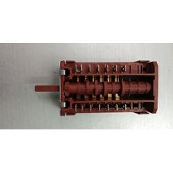 SELECTOR CONMUTADOR GIRATORIO HORNO VESTEL,  400V, Máxima corriente de conmutación: 16A, tipo de tension: AC, conector: AMP Faston 6,3mm, fijación: Tornillo de montaje, diámetro eje: 6mm, longitud eje: 23mm, 32038579 - Imagen 2