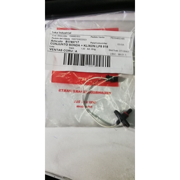 SONDA TEMPERATURA LAVAVAJILLAS TEKA+KLIXON,  DW8 41 FI, 81785717 - Imagen 1