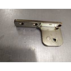 SOPORTE BISAGRA INFERIOR DERECHO, PIVOT DB.810 ZAMAK 5 NIQUELADO, 100/48/44/17/6MM, AGUJEROS SUJECCION 80/50/27MM, AGUJERO CUADRADO 6/6MM, A.VF1016 - Imagen 1