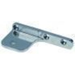 SOPORTE BISAGRA PUERTA FRIGORIFICO, PIVOT DB.516Q ZAMAK NIQUELADO, FIJACION CUADRADA SUPERIOR DERECHO/INFERIOR IZQUIERDO A.VF1007 - Imagen 1