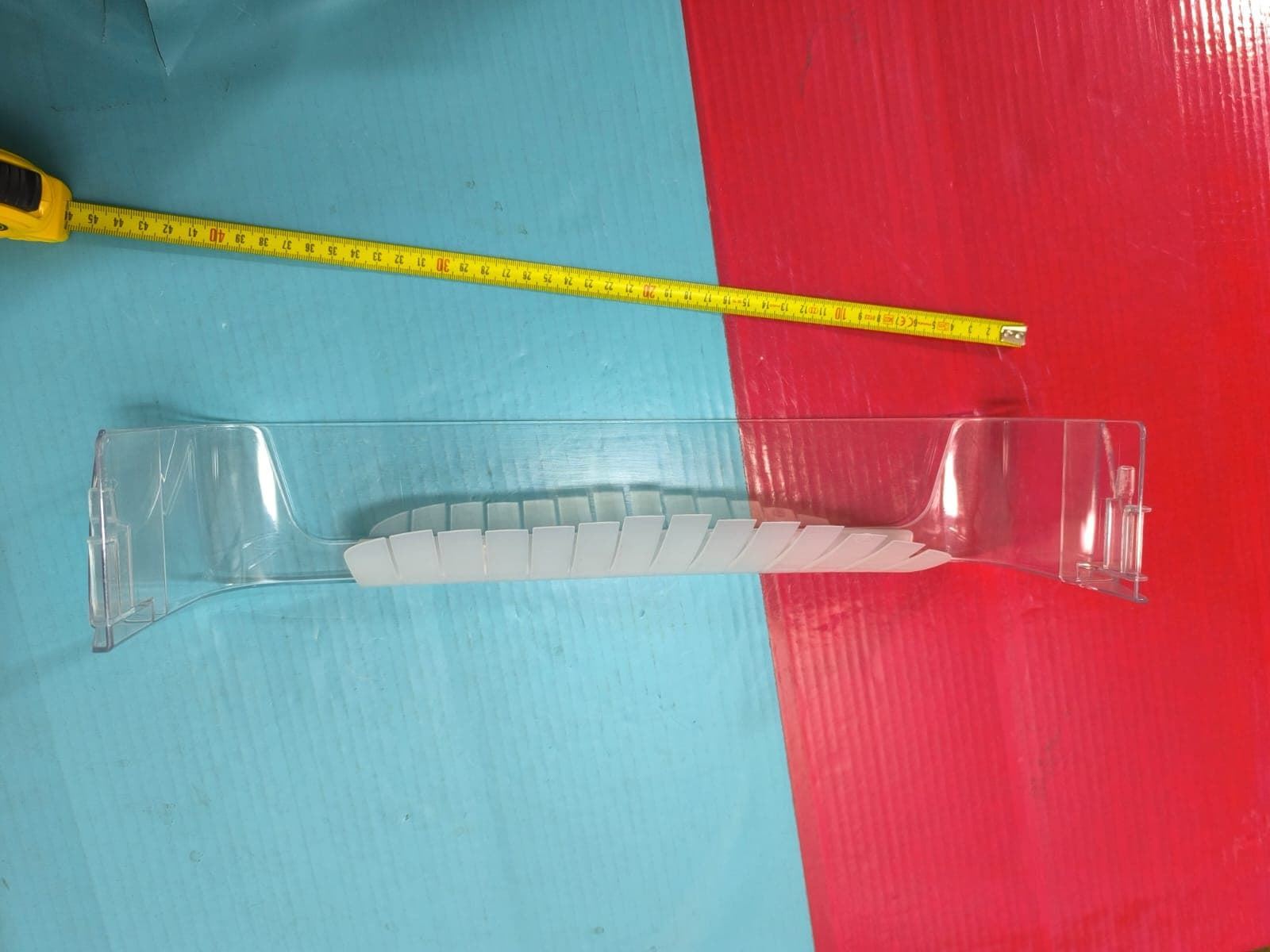 SOPORTE BOTELLAS PUERTA FRIGORIFICO, ANCHO 440/395 MM, FONDO 115MM, ALTO 80MM, 440X395X115X80 - Imagen 2