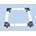 SOPORTE CARRO TRANSPORTE RECTANGULAR EXTENSIBLE CON RUEDAS. 03AG1751 - Imagen 1