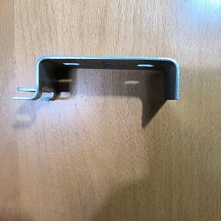 SOPORTE CHAPA GALVANIZADA, ESPESOR 2MM, LARGO 94 / 78MM, ANCHO 33MM, TALADROS 47MM, 11221 - Imagen 2