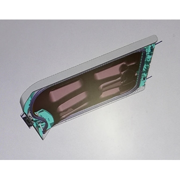 TAPA COMPLETA LAVADORA AEG, ELECTROLUX, BLANCA, RECAMBIO ORIGINAL, 1083188001 - Imagen 1