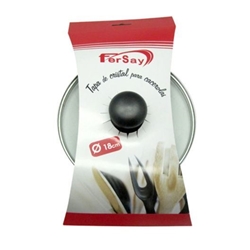 TAPA CRISTAL CACEROLA DIÁMETRO 18CM 44UN0618 - Imagen 1