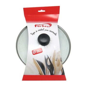 TAPA CRISTAL CACEROLA DIÁMETRO 22CM 44UN0622 - Imagen 1