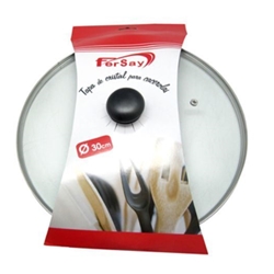 TAPA CRISTAL CACEROLA DIÁMETRO 30CM 44UN0630 - Imagen 1