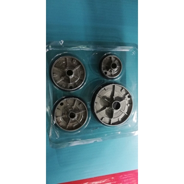 TAPA QUEMADOR COCINA SABAF, ARCELIK, BOSCH, SIEMENS, BEKO, VESTEL, PROFILO, 4 BASE QUEMADOR + 4 TAPAS,  09UN07 - Imagen 1