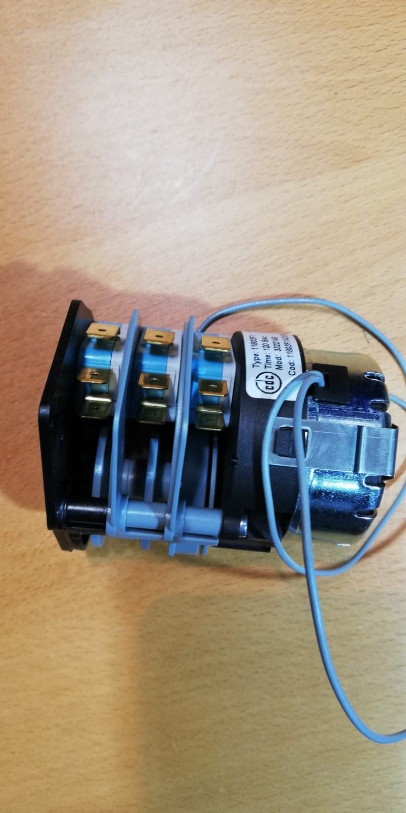TEMPORIZADOR LAVAVAJILLAS LINEA BLANCA 120 SEGUNDOS, 2 MICROS AGOTADO, SE PUEDE MONTAR EL DE 3 MICROS DEJANDO UNO SIN CONECTAR,  LB25,   A030060 - Imagen 3