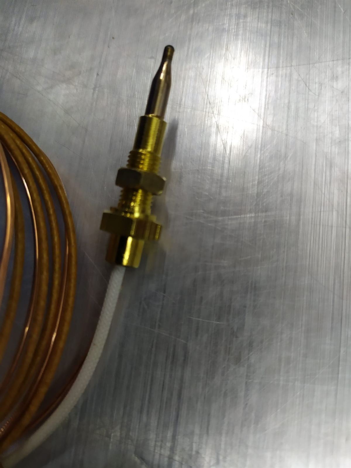 TERMOPAR COAXIAL, ENCIMERA, COCINA, SMEG, ALTERNATIVO, VALIDO PARA VARIAS MARCAS,  LARGO 1000MM, LARGO PUNTA  33MM, ROSCA 6MM, PUNTA  12/10MM,  4013800851 - Imagen 2