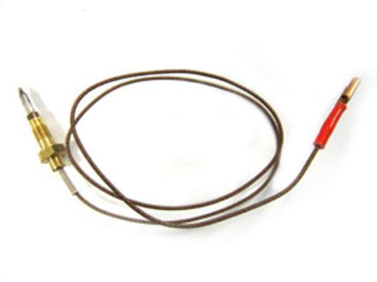 TERMOPAR COCINA VITROCERÁMICA FAGOR, TEKA, INDESIT,  LARGO 600MM, TERMINAL. 8 mm. Cabeza hexagonal10 mm. M6x0,75x15, contacto llama 13 MM,  44FA0729 - Imagen 1