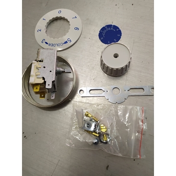 TERMOSTATO BOTELLERO RANCO VG7, CAPILAR 1200MM,  -3 + 12 ºC, 2 CONTACTOS, 6410780007 - Imagen 1