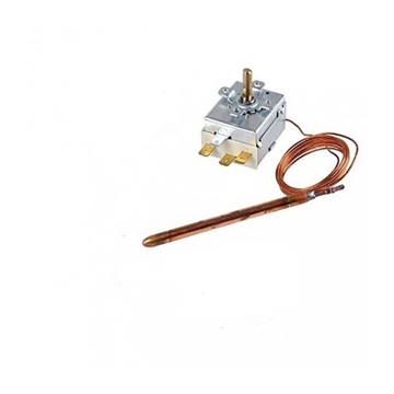 TERMOSTATO CALDERA UNIVERSAL  BULBO 85X6,5 MM CAPILAR 1000 MM 90ºC  15 AMPERIOS 3 CONTACTOS 375805 - Imagen 1
