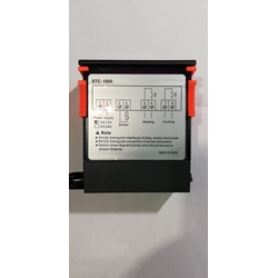 TERMOSTATO DIGITAL FRIGORIFICO, 12V DC, 2 RELE SALIDA PARA FRIO/CALOR, -50+110 ºC, CON SONDA NTC, 86X70MM,255523 - Imagen 1