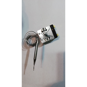 TERMOSTATO FREIDORA, 205ºC, EGO, 20A, 220V, 2 CONTACTOS, EJE 6MM, EJE LARGO 25MM, CAPILAR 1000MM, BULBO 80MM, DIAMETRO BULBO 6MM, 4610000200 - Imagen 2