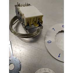 TERMOSTATO FRIGORIFICO 2 PUERTAS, CONGELADOR ARRIBA, REFRIGERADOR ABAJO, -26 +3, RANCO, CAPILAR 1200MM, 6410780009 - Imagen 1