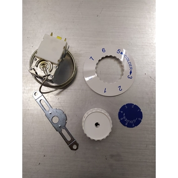 TERMOSTATO FRIGORIFICO 2 PUERTAS, CONGELADOR ARRIBA, REFRIGERADOR ABAJO, -26 +3, RANCO, CAPILAR 1200MM, 6410780009 - Imagen 2