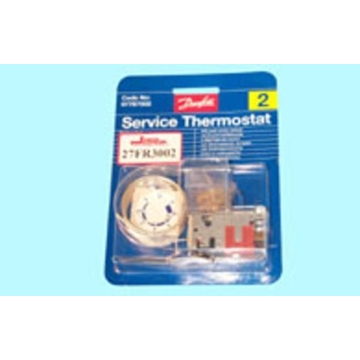 TERMOSTATO FRIGORÍFICO -8 -22 ºC 3 CONTACTOS CON PULSADOR DANFOSS Nº2 UNIVERSAL  27FR3002 - Imagen 1