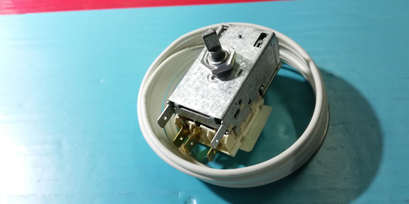 TERMOSTATO FRIGORIFICO REFRIGERADOR, ZANUUSI,  CORBERO, COMBIS ZR,CF,CM, con paro, CAPILAR 2300MM, -32+5 ºC, 3 CONTACTOS, 8996710719023 - Imagen 1