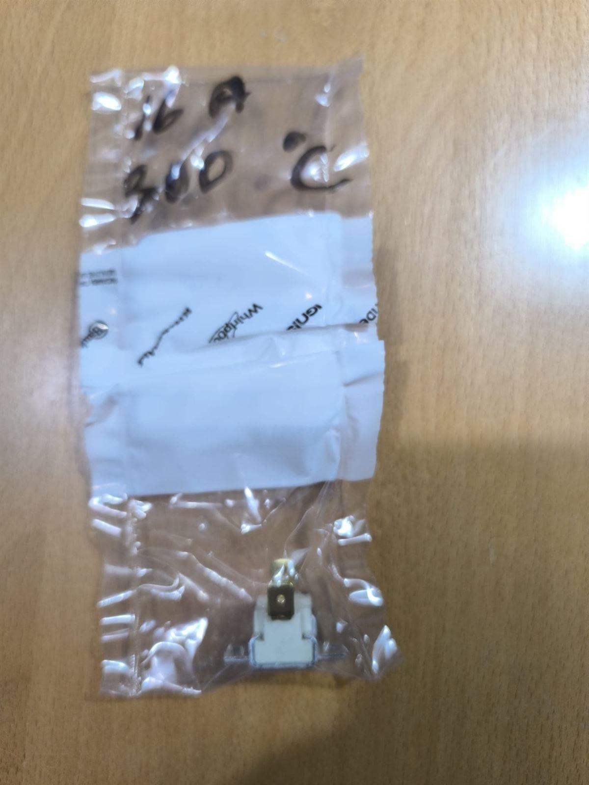 TERMOSTATO HORNO WHIRLPOOL, RECAMBIO ORIGINAL, KLIXON, LIMITADOR TERMICO 300 ºC, 16A, C00089573 - Imagen 2