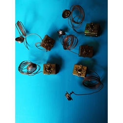 TERMOSTATO LAVADORA UNIVERSAL REGULABLE, 90ºC, 15A, 250V, 2 CONTACTOS, CAPILAR 1250MM, BULBO 31/23/11MM, KIT 5 UNIDADES, 3588008700A - Imagen 1