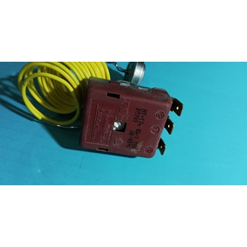 TERMOSTATO REGULABLE, ZANUSSI, FAGOR, EJE 39/6 MM, 3 CONTACTOS, SENSOR 31/23 MM,  0/90 ºC,    L35A000I4, 2801910100, 186340010 - Imagen 2