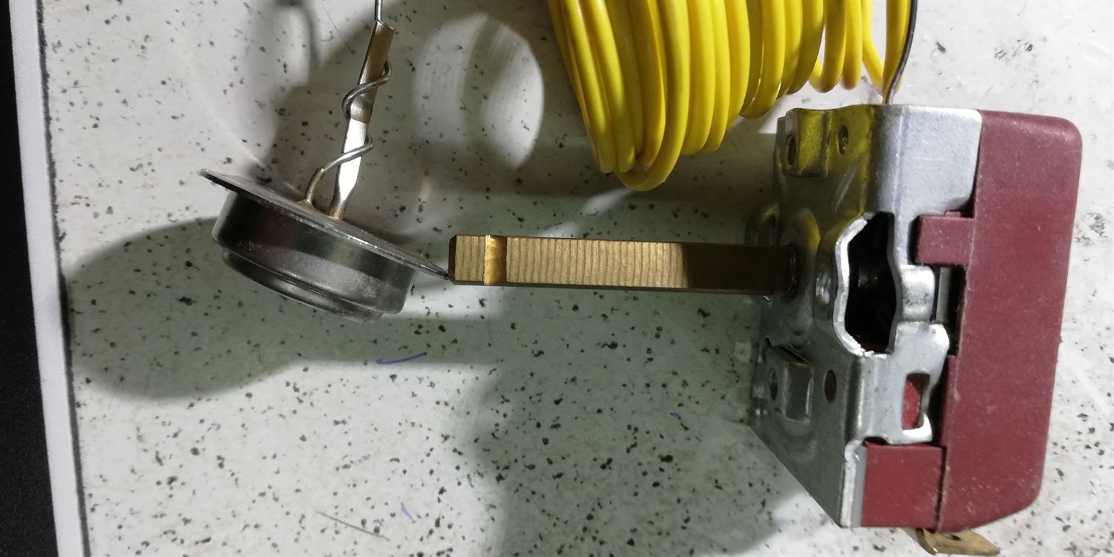 TERMOSTATO REGULABLE, ZANUSSI, FAGOR, EJE 39/6 MM, 3 CONTACTOS, SENSOR 31/23 MM,  0/90 ºC,    L35A000I4, 2801910100, 186340010 - Imagen 3