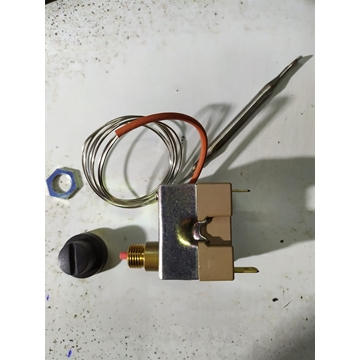 TERMOSTATO SEGURIDAD FREIDORA, CAPILAR 1000MM, 240ºC,  16 AMPERIOS, REARME MANUAL, 4610040240 - Imagen 1