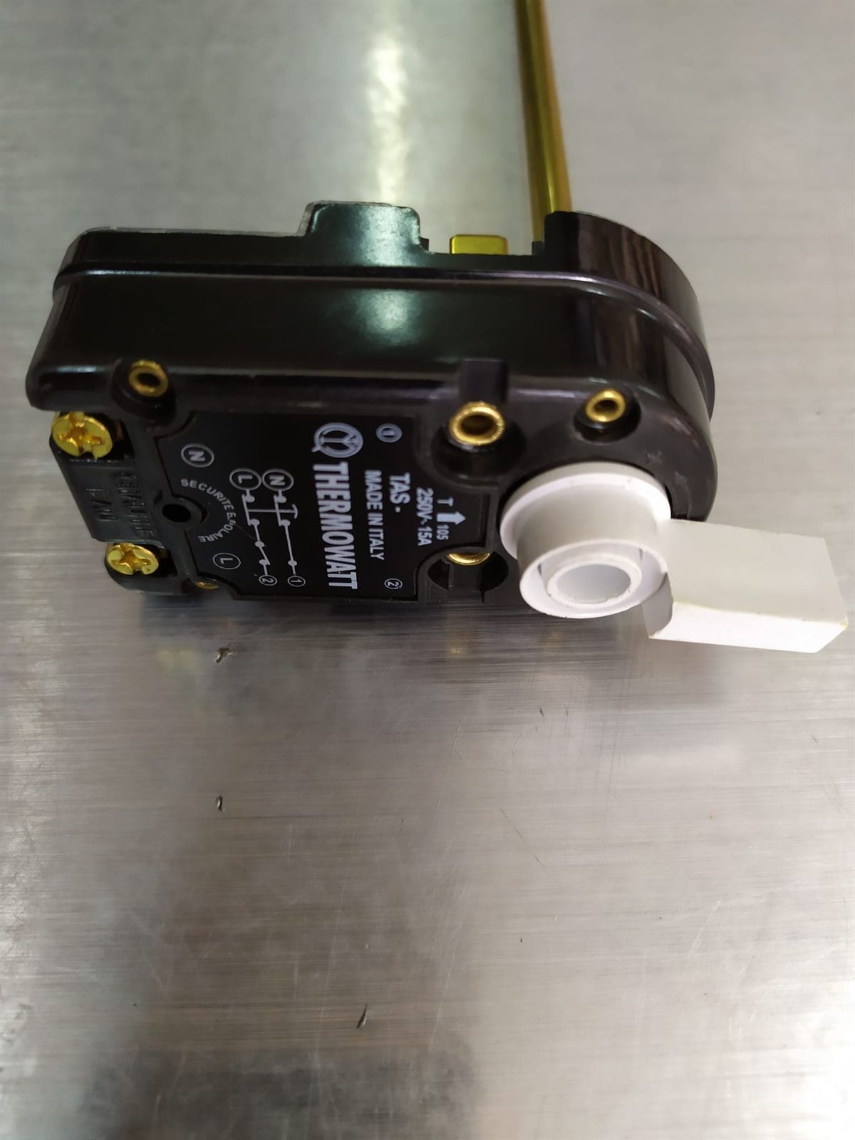 TERMOSTATO TERMO CON REARME, VARILLA 6X270 MM 15 AMPERIOS 2 POLOS,  5071126342 - Imagen 2
