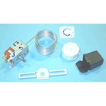 TERMOSTATO UNIVERSAL CONGELADOR DANFOSS Nº6, CAPILAR 2300 MM, CONECTOR 6,3 MM, UNIVERSAL -10 / -24 ºC, -17 / -34 ºC, 27FR302 - Imagen 1