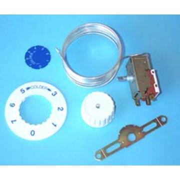 TERMOSTATO UNIVERSAL FRIGORIFICO, 2 PUERTAS,  RANCO,  CAPILAR 3000 MM,   VT93,    -26 +3 ºC,    27FR331 - Imagen 1