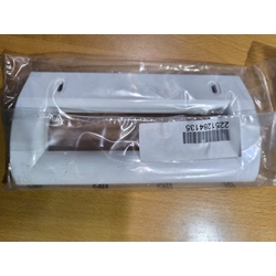 TIRADOR PUERTA FRIGORIFICO ZANUSSI, DISTANCIA TORNILLOS SUJECCION 133MM, RECAMBIO ORIGINAL, 2251284135 - Imagen 1