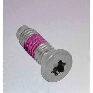 TORNILLO EJE LAVADORA ZANUSSI, AEG, ELECTROLUX, TORNILLO CRUCETA, M8, INOX, LARGO 25MM, CON PASTA ANTIGIRATORIA, 1240220010 - Imagen 1