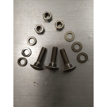 TORNILLOS M8 INOX+TUERCAS+ARANDELAS PARA EJE BOSCH,  2271300070,  00773699B - Imagen 1