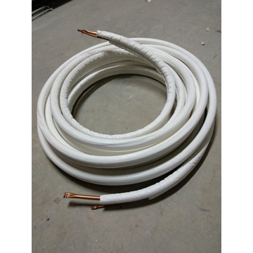 Tuberia tubo de cobre bitubo aislado de 20m para frio y aire acondicionado 3/8 - 1/2,   A36348 - Imagen 1