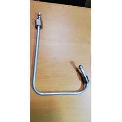 TUBO COCINA CORBERO, ZANUSSI, TUBO GAS DE GRIFO A QUEMADOR ENCIMERA GRANDE, LARGO 390MM, TUBO ALUMINIO 7MM, CON TUERCAS, RECAMBIO ORIGINAL, 3423747017 - Imagen 1