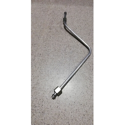 TUBO COCINA CORBERO, ZANUSSI, TUBO GAS DE GRIFO A QUEMADOR ENCIMERA MEDIANO, LARGO 370MM, TUBO ALUMINIO 7MM, CON TUERCAS, RECAMBIO ORIGINAL, 3429250016B - Imagen 1