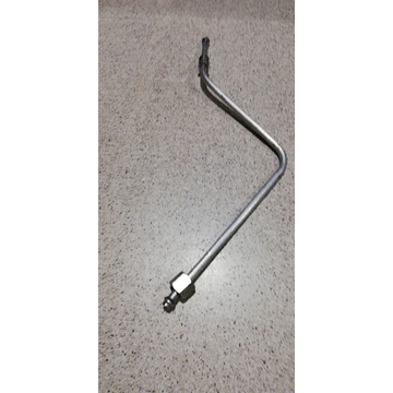 TUBO COCINA CORBERO, ZANUSSI, TUBO GAS DE GRIFO A QUEMADOR ENCIMERA MEDIANO, LARGO 370MM, TUBO ALUMINIO 7MM, CON TUERCAS, RECAMBIO ORIGINAL, 3429250016B - Imagen 1