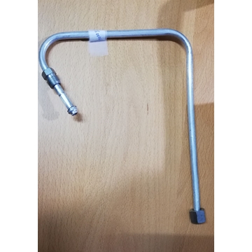 TUBO COCINA CORBERO, ZANUSSI, TUBO GAS DE GRIFO A QUEMADOR ENCIMERA MEDIANO, LARGO 420MM, TUBO ALUMINIO 7MM, CON TUERCAS, RECAMBIO ORIGINAL, 3429250016C - Imagen 1