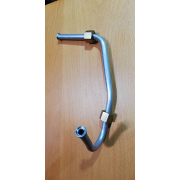 TUBO COCINA CORBERO, ZANUSSI, TUBO GAS DE GRIFO A QUEMADOR HORNO GRILL, LARGO 280MM, DIAMETRO 8MM, CON TUERCAS, RECAMBIO ORIGINAL, 3429250016A - Imagen 1
