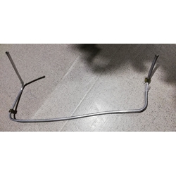 TUBO COCINA CORBERO, ZANUSSI, TUBO GAS DE GRIFO A QUEMADOR HORNO SOLERA, LARGO 950MM, DIAMETRO 8MM, CON TUERCAS, RECAMBIO ORIGINAL,  3429250016 - Imagen 1