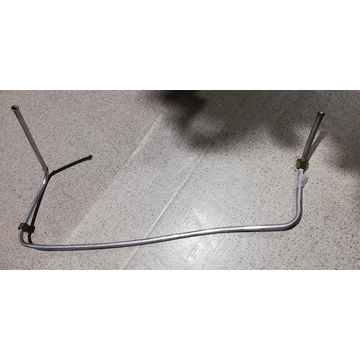 TUBO COCINA CORBERO, ZANUSSI, TUBO GAS DE GRIFO A QUEMADOR HORNO SOLERA, LARGO 950MM, DIAMETRO 8MM, CON TUERCAS, RECAMBIO ORIGINAL,  3429250016 - Imagen 1