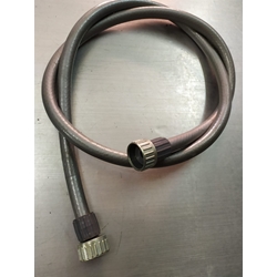 TUBO ENTRADA AGUA, TUERCA METALICA, ROSCA 3/4, LARGO 1 METRO, 10 BAR,  18AG081 - Imagen 1