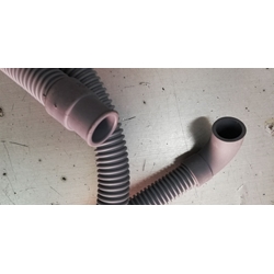 TUBO SALIDA LAVADORA ZANUSSI, ELECTROLUX, TUBO DESAGUE, 2000 MM, CON CODO, DIAMETRO INTERIOR 21MM, RECAMBIO ALTERNATIVO, 1490062225 - Imagen 1