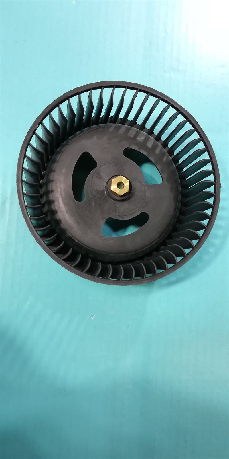 TURBINA CAMPANA ZANUUSI, ELECTROLUX, TURBINA DERECHA, DIAMETRO 130MM, EJE 5MM, RECAMBIO ORIGINAL, 50248783008 - Imagen 2